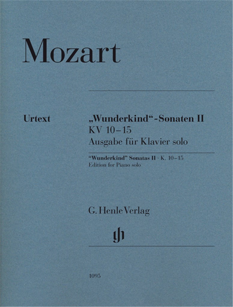 Wunderkind-Sonaten Band II KV 10-15